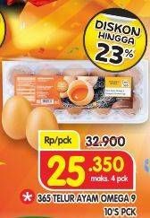 Promo Harga 365 Telur Ayam 10 pcs - Superindo