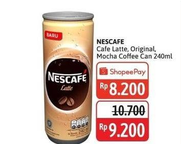 Promo Harga Nescafe Ready to Drink Latte, Original, Mocha 240 ml - Alfamidi