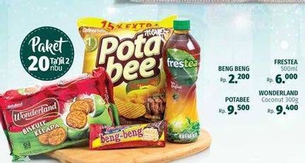 Promo Harga Paket Ta'Jil 2 (Beng beng + Potabee + Frestea + Wonderland)  - LotteMart