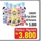 Promo Harga CIMORY Yogurt Drink All Variants 250 ml - Hypermart