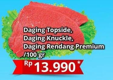 Promo Harga Daging Topside, Knuckle, Rendang Premium  - Hypermart