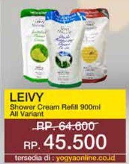 Promo Harga Leivy Shower Cream All Variants 900 ml - Yogya