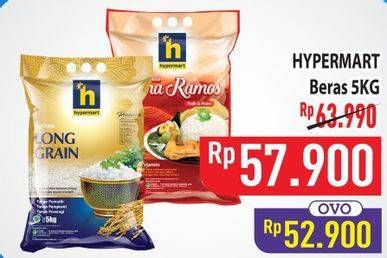 Promo Harga Hypermart Beras 5000 gr - Hypermart