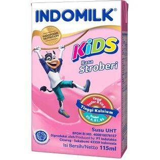Promo Harga Indomilk Susu UHT Kids Stroberi 115 ml - Alfamart