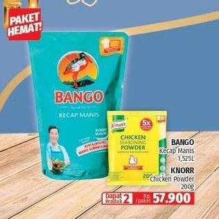Promo Harga BANGO Kecap Manis + KNORR Bumbu Rasa Ayam  - Lotte Grosir