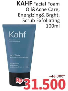 Promo Harga Kahf Face Wash Gentle Exfoliating, Oil And Acne Care, Skin Energizing And Brightening 100 ml - Alfamidi