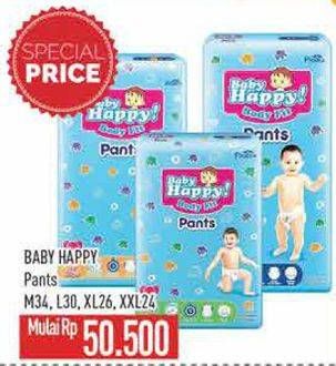 Promo Harga Baby Happy Body Fit Pants M34, XL26, XXL24, L30 24 pcs - Hypermart