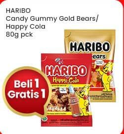 Promo Harga Haribo Candy Gummy Gold Bears, Happy Cola 80 gr - Indomaret