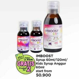 Promo Harga Imboost Kids Syrup Anggur 60 ml - Watsons