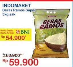 Promo Harga Indomaret Beras Ramos Super 5 kg - Indomaret