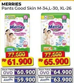 Promo Harga Merries Pants Good Skin M34, L30 30 pcs - Alfamart