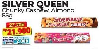 Promo Harga Silver Queen Chocolate Cashew, Almonds 58 gr - Alfamart