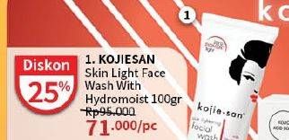 Promo Harga Kojie San Skin Lightening Facial Wash with Hydromoist 100 ml - Guardian