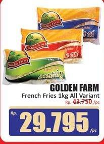 Promo Harga Golden Farm French Fries All Variants 1000 gr - Hari Hari
