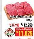 Promo Harga Daging Rendang Sapi Spesial per 100 gr - Hypermart