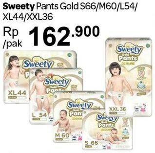 Promo Harga Sweety Gold Pants S66, M60, L54, XL44, XXL36  - Carrefour