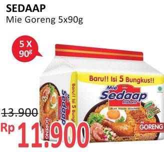 Promo Harga SEDAAP Mie Goreng Original per 5 pcs 90 gr - Alfamidi