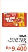 Promo Harga ROMA Freshh Pack per 10 pcs 23 gr - Alfamidi