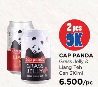 Promo Harga CAP PANDA Minuman Kesehatan Cincau, Liang Teh 310 ml - Watsons