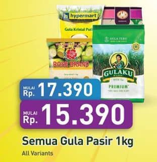 Promo Harga ANEKA GULA PASIR  - Hypermart