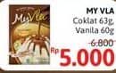 Promo Harga My Vla Vla Pudding Vanilla, Coklat 60 gr - Alfamidi