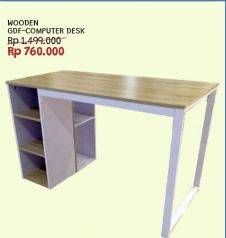Promo Harga Computer Desk Wooden  - Courts