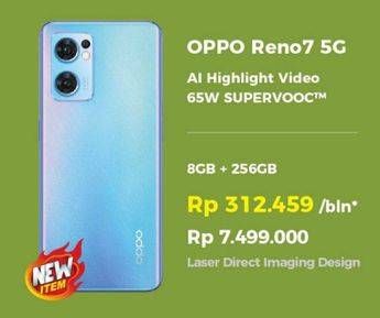 Promo Harga OPPO Reno7 5G 8GB + 256GB  - Erafone