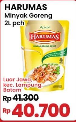 Promo Harga Harumas Minyak Goreng 2000 ml - Indomaret