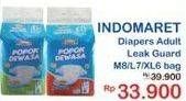 Promo Harga Indomaret Diapers Adult L7, M8, XL6 6 pcs - Indomaret