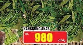 Promo Harga Kangkung Akar per 100 gr - Hari Hari