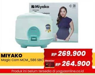 Promo Harga Miyako Magic Warmer Plus Miyako MCM-586  - Yogya