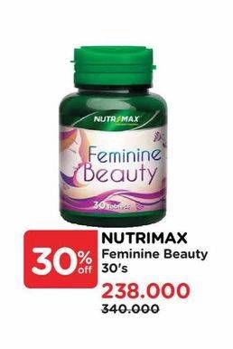Promo Harga Nutrimax Feminine Beauty 30 pcs - Watsons