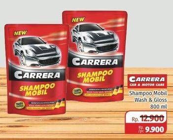 Promo Harga CARRERA Car Shampoo Wash Gloss 800 ml - Lotte Grosir