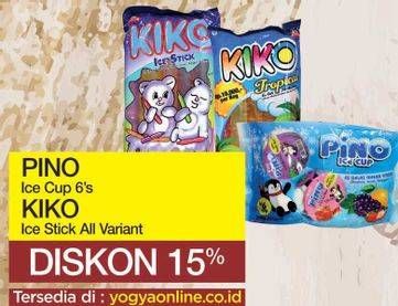 Promo Harga KIKO Ice Stick All Variants per 10 pcs 90 ml - Yogya