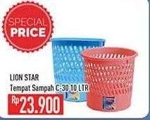 Promo Harga LION STAR Tempat Sampah C-30 10000 ml - Hypermart