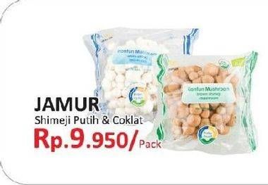 Promo Harga Jamur Shimeji Cokelat, Putih  - Yogya