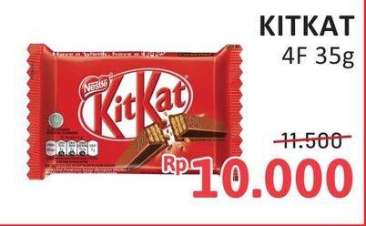 Promo Harga Kit Kat Chocolate 4 Fingers 35 gr - Alfamidi