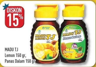 Promo Harga TRESNO JOYO Madu TJ Lemon, Panas Dalam 150 gr - Hypermart