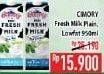 Promo Harga CIMORY Fresh Milk Full Cream, Low Fat 950 ml - Hypermart