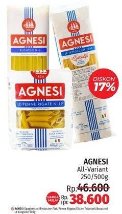 Promo Harga Agnesi Pasta  - LotteMart