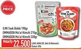Promo Harga ILMI Teok Bokki/ OMMASON Kimchi  - Hypermart