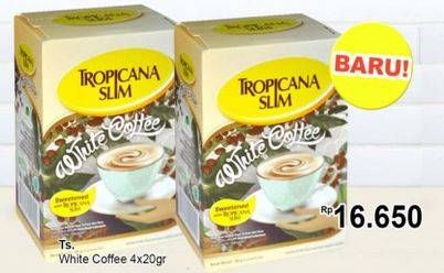 Promo Harga Tropicana Slim White Coffee 4 pcs - TIP TOP