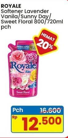Promo Harga So Klin Royale Parfum Collection Lavender Vanilla, Sunny Day, Sweet Floral 720 ml - Indomaret