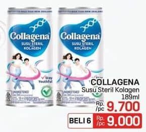 Promo Harga Collagena Susu Steril Kolagen 189 ml - LotteMart