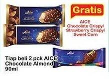 Promo Harga AICE Ice Cream Chocolate Almond 90 gr - Indomaret