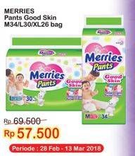 Promo Harga MERRIES Pants Good Skin M34, L30, XL26  - Indomaret