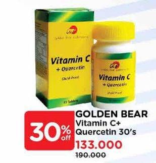 Promo Harga Golden Bear Vitamin C + Quercetin All Variants 30 pcs - Watsons