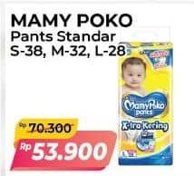 Promo Harga Mamy Poko Pants Xtra Kering S38, M32, L28 28 pcs - Alfamart