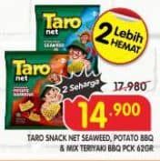 Promo Harga Taro Net Seaweed, Potato BBQ 65 gr - Superindo