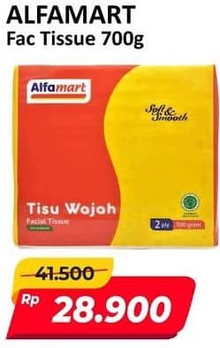 Promo Harga Alfamart Facial Tissue 700 gr - Alfamart